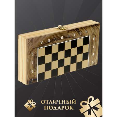 Настольная игра Veld Co Шашки Шахматы Нарды