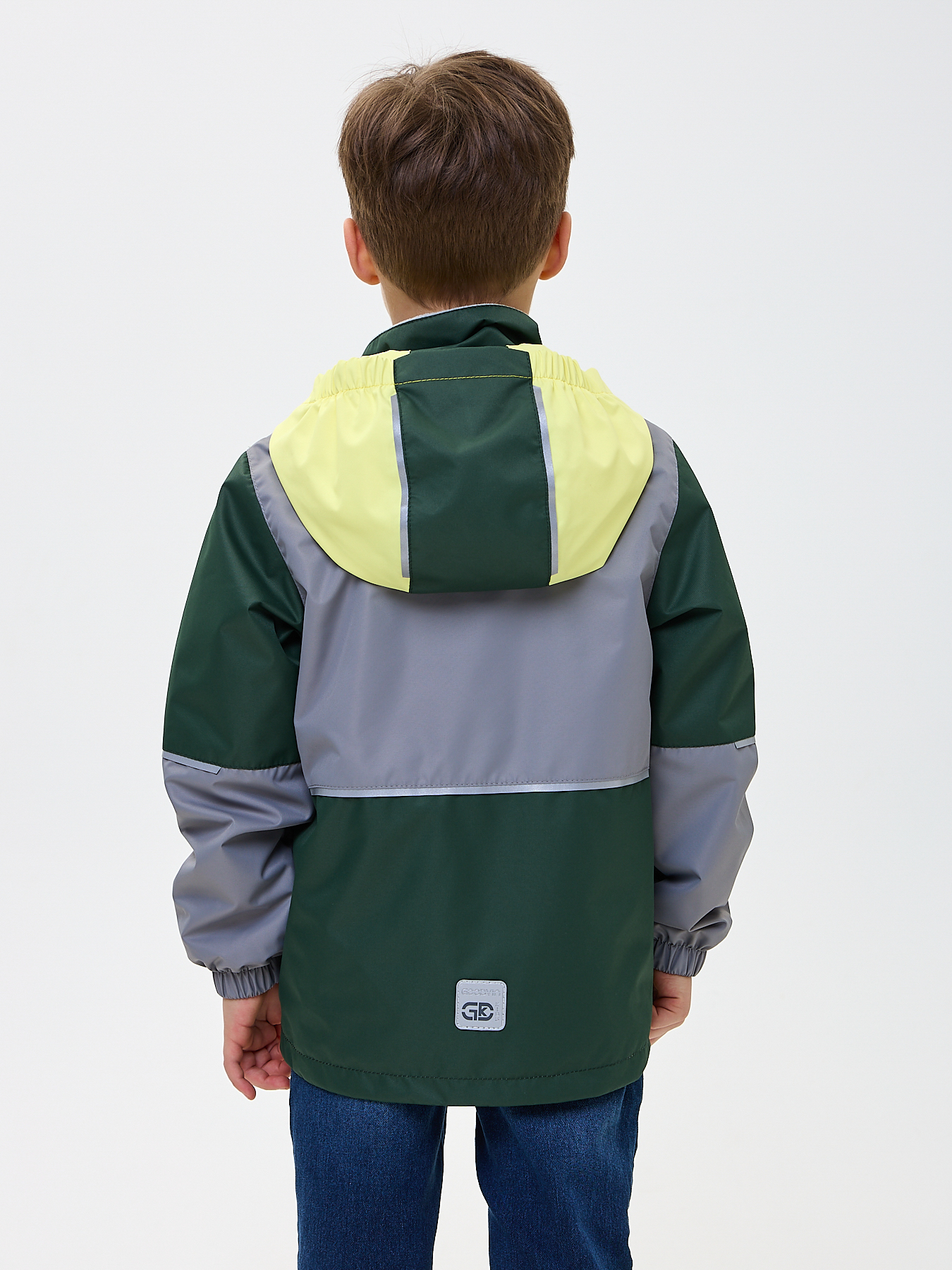 Ветровка GooDvinKids В10021-02/желтыймикс - фото 3