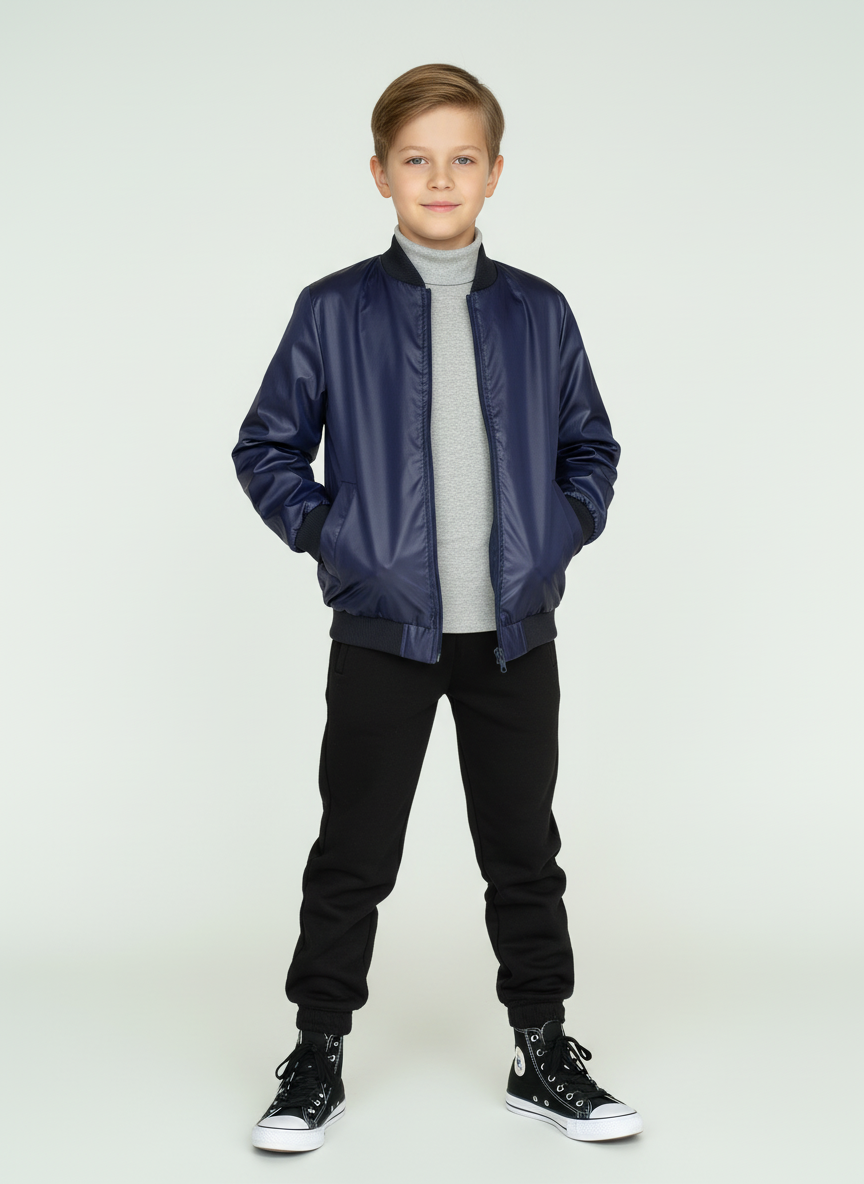 Бомбер Arctic kids 20-024 синий - фото 1