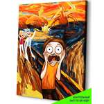 Картина по номерам Это просто шедевр Крик Морти