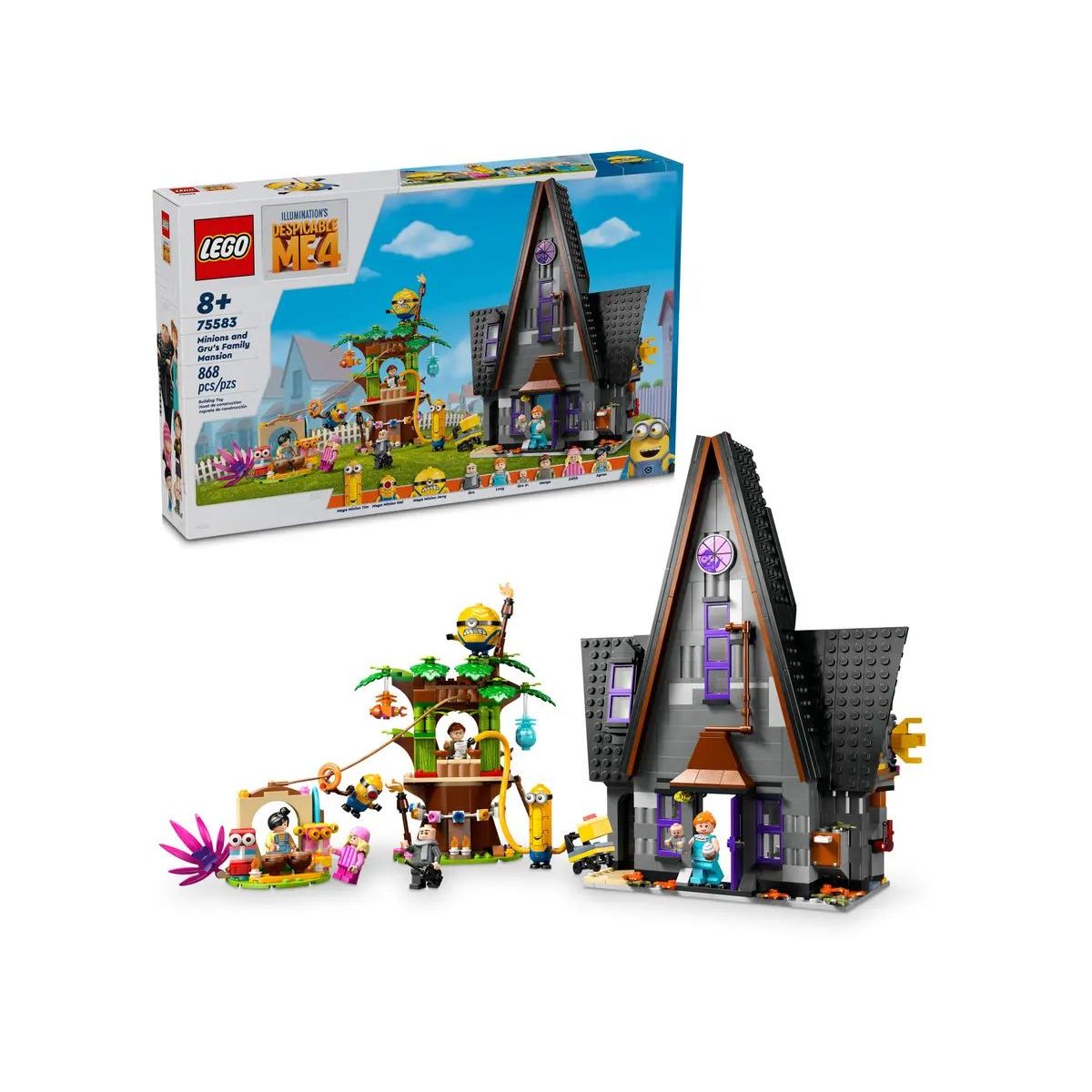 Конструктор LEGO Minions Миньоны и особняк Грю - фото 1