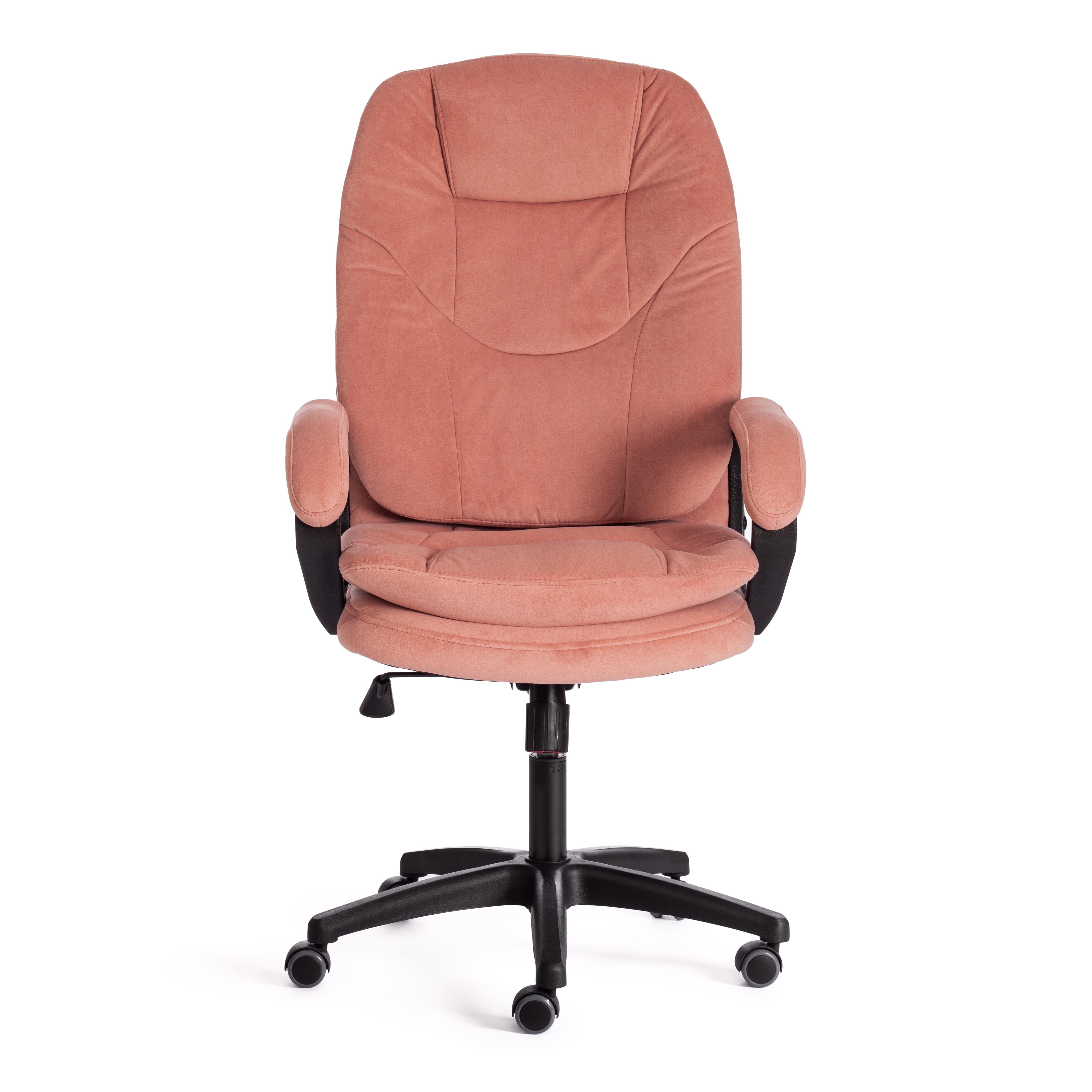 Компьютерное кресло TETCHAIR Комфорт Лт флок розовый - фото 6