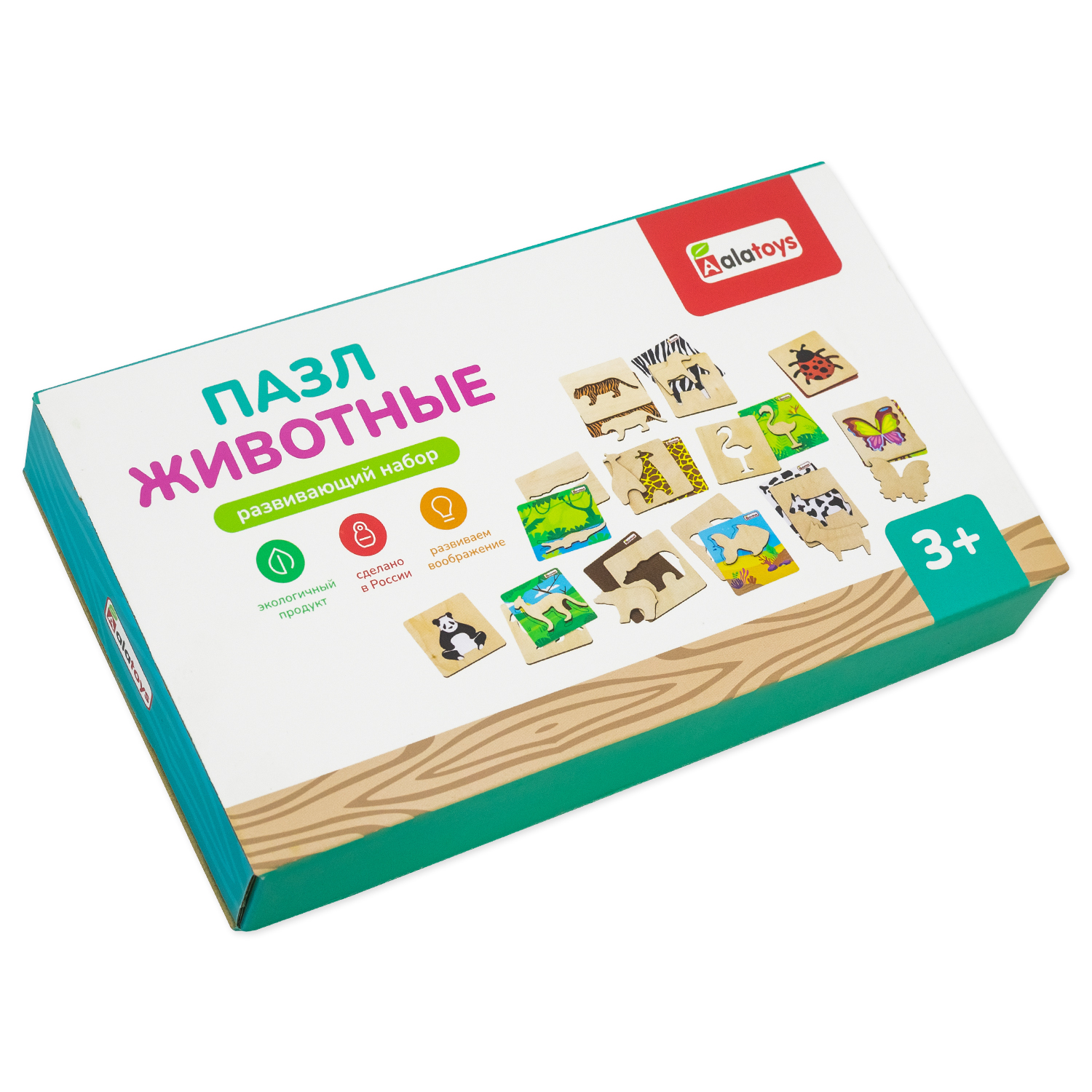 Настольная игра Alatoys Пазл Животные в ассортименте - фото 10