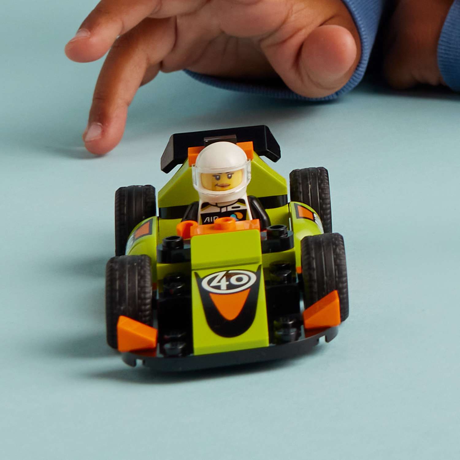 Конструктор LEGO City Зеленый Гоночный автомобиль 56 дет. - фото 6