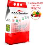 Наполнитель для кошек Eco premium Тутти-фрутти древесный 5л