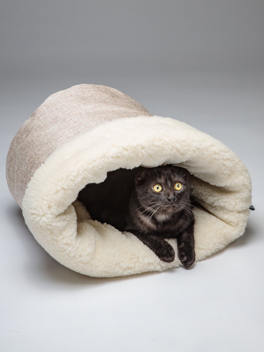 Домик для животных Пятница Нора Бежевая Рогожка - фото 4