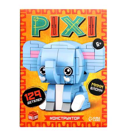 Конструктор Unicon PIXI Слоник 129 дет.