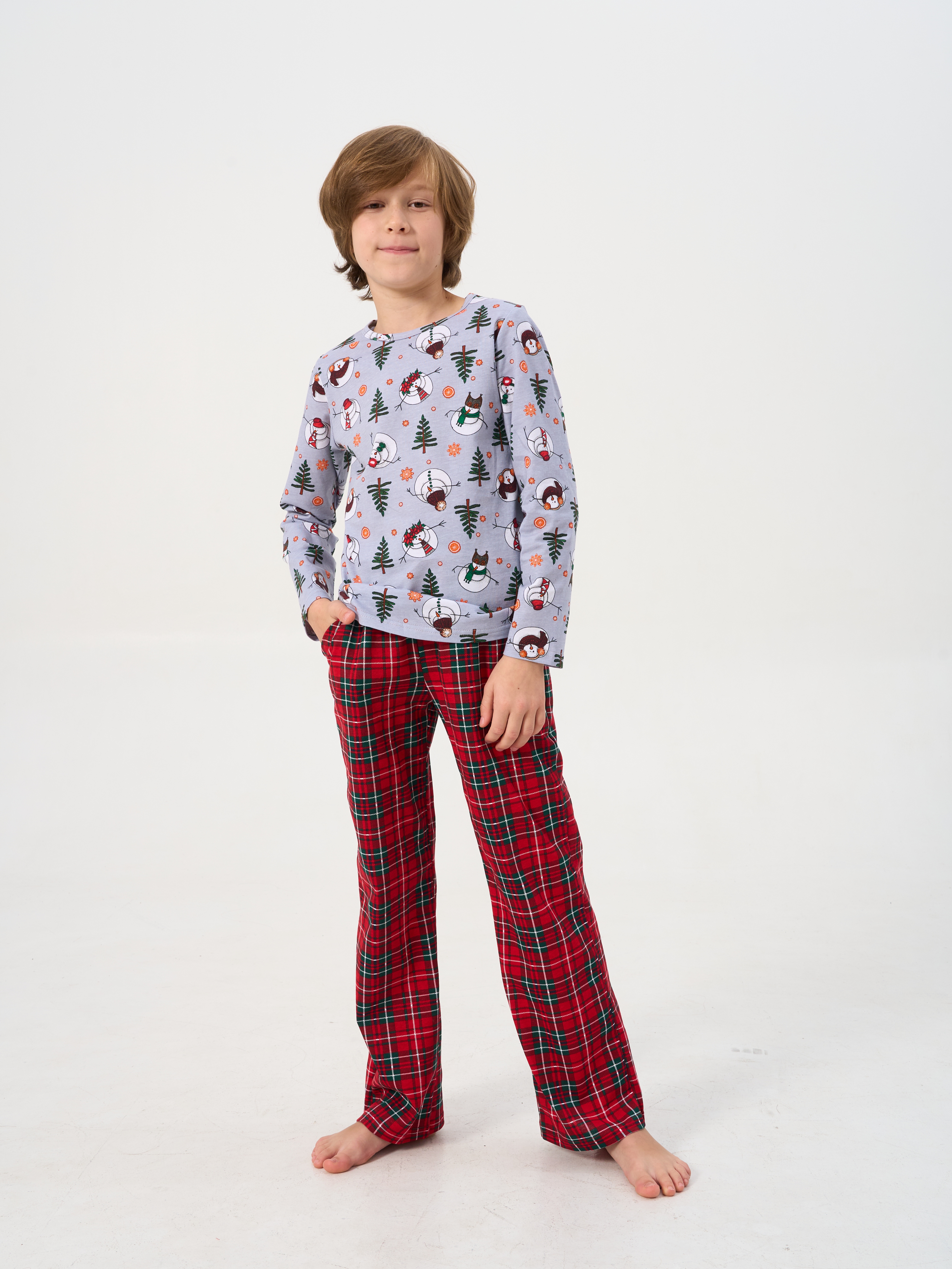 Пижама ДО-Детская Одежда 0405КПрД2/серый3 - фото 1