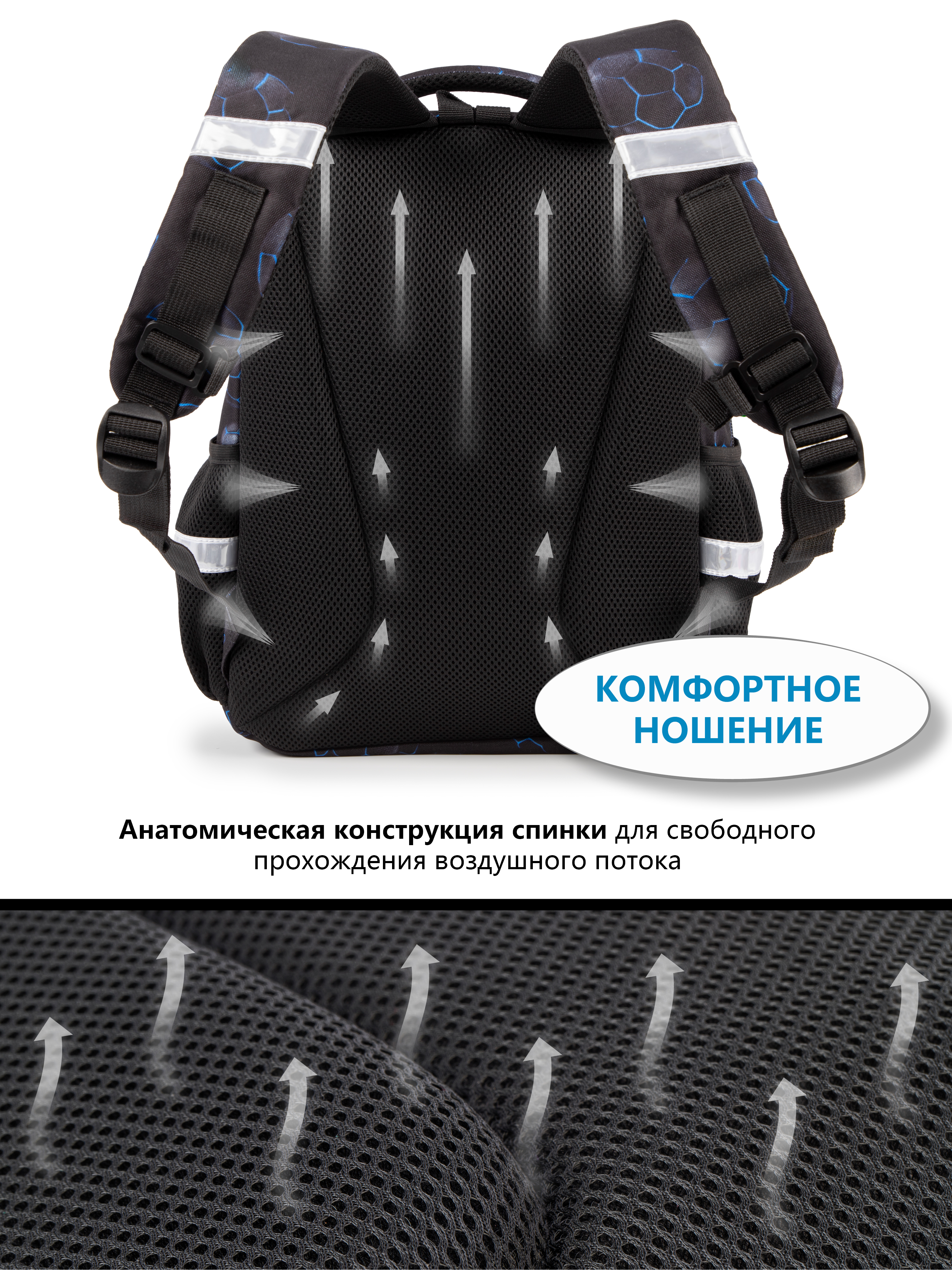 Рюкзак School Standard школьный для мальчика 8в1 - фото 5