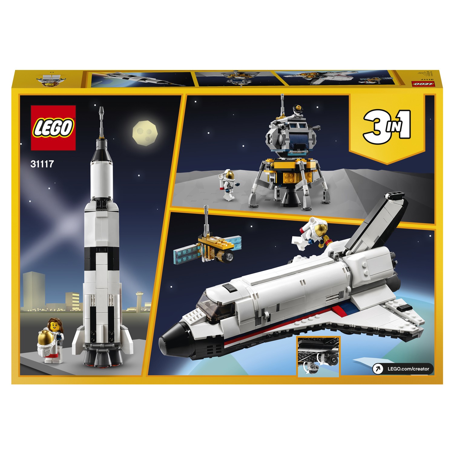 Конструктор LEGO Creator Приключения на шаттле - фото 3