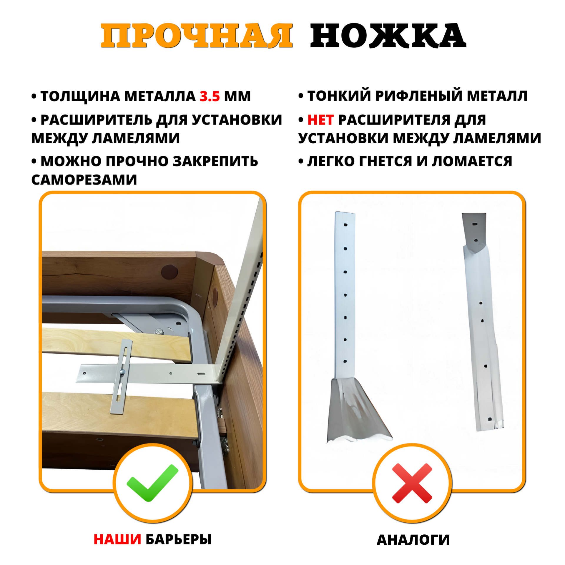 Комплект из 3-х барьеров Floopsi на кровать 2.0х1.8х2.0 м для детей от падений + соединительная планка - фото 14