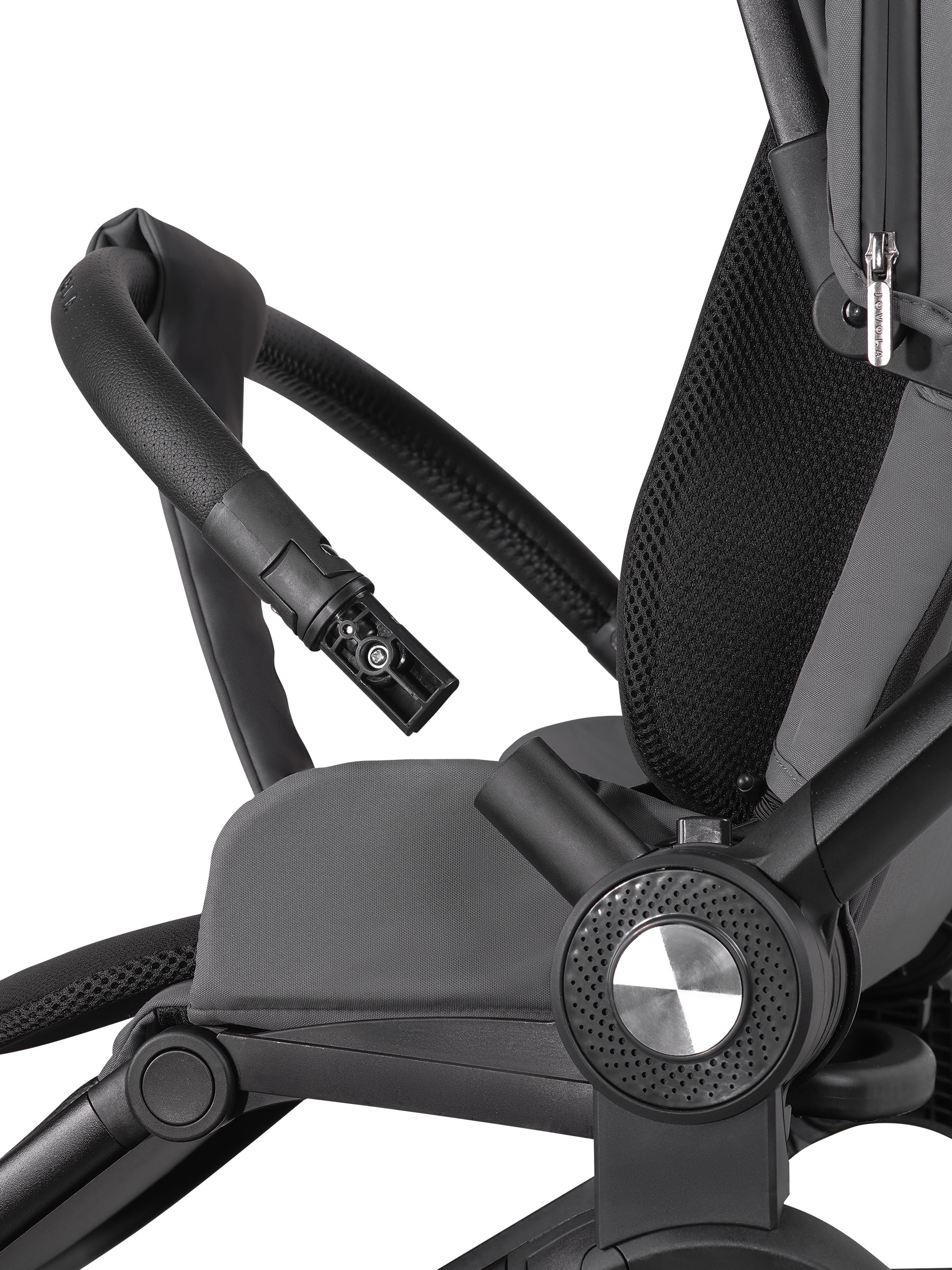 Коляска прогулочная JOVOLA Enigma всесезонная серый - фото 23