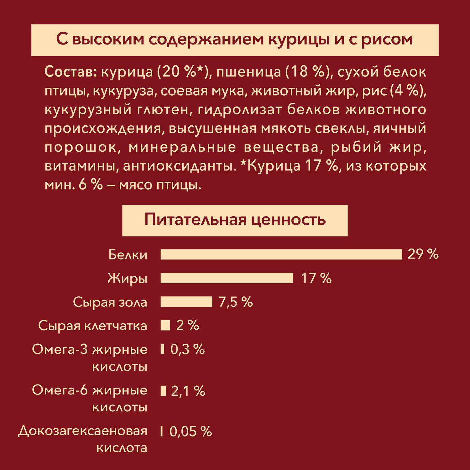 Корм для щенков Purina One средних и крупных пород курица-рис 700г - фото 7