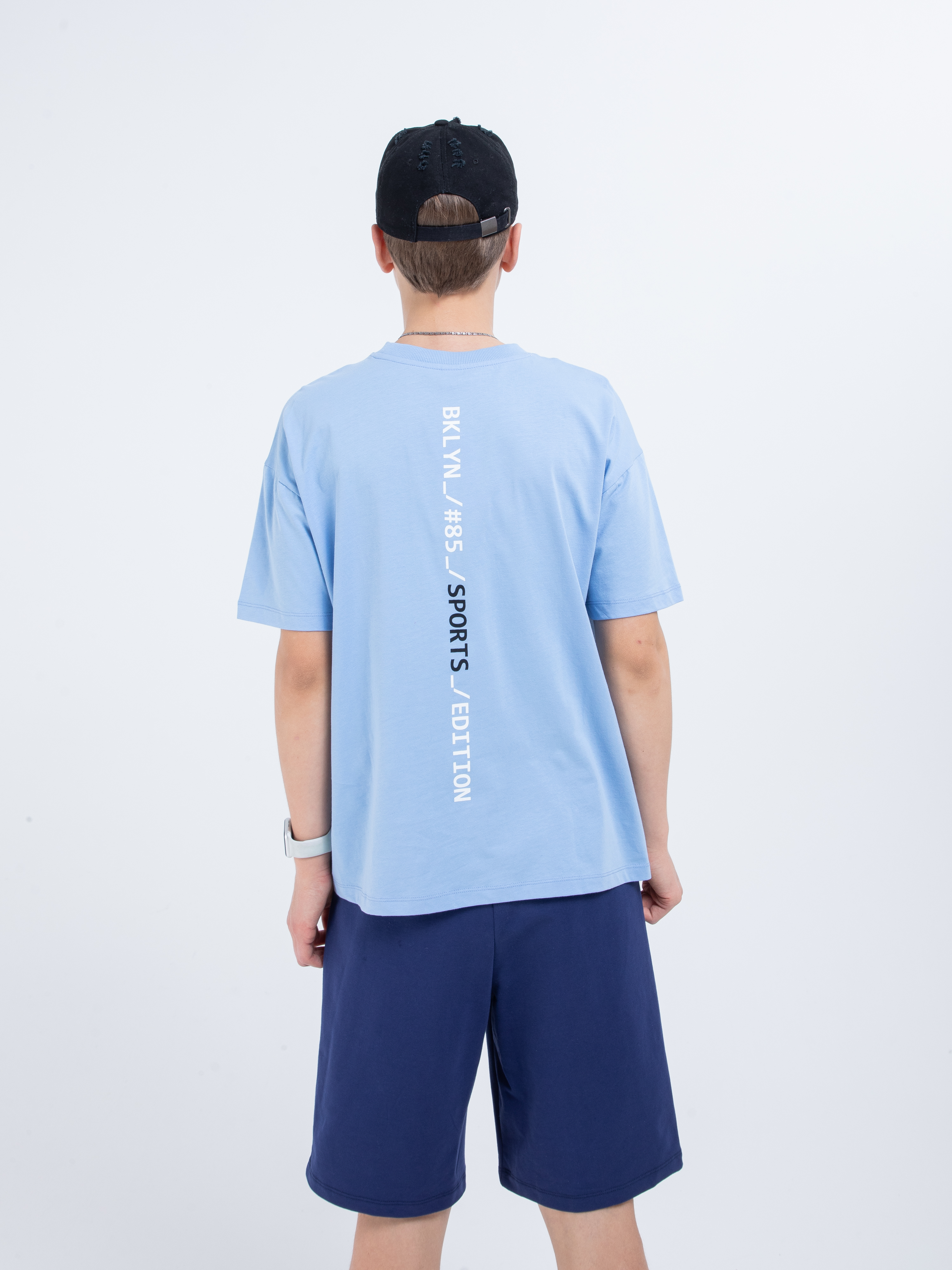 Шорты Be Friends 0221_синий - фото 4