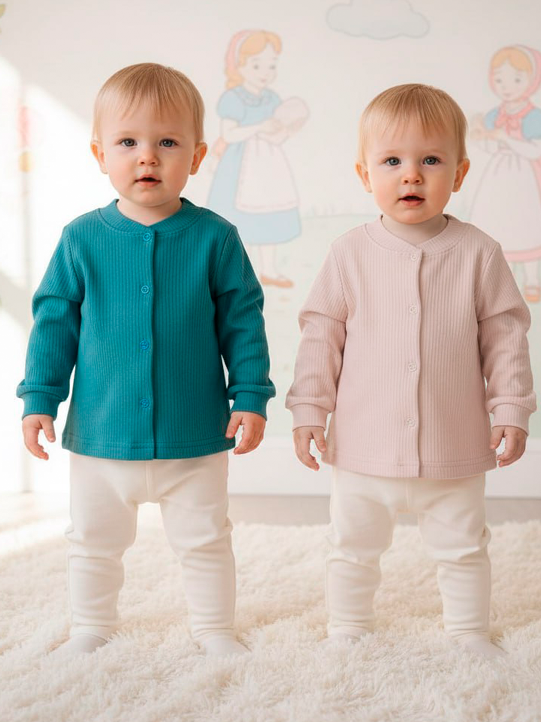 Кофточка 2 шт СовенокЯ 21-201/1-2 - фото 1