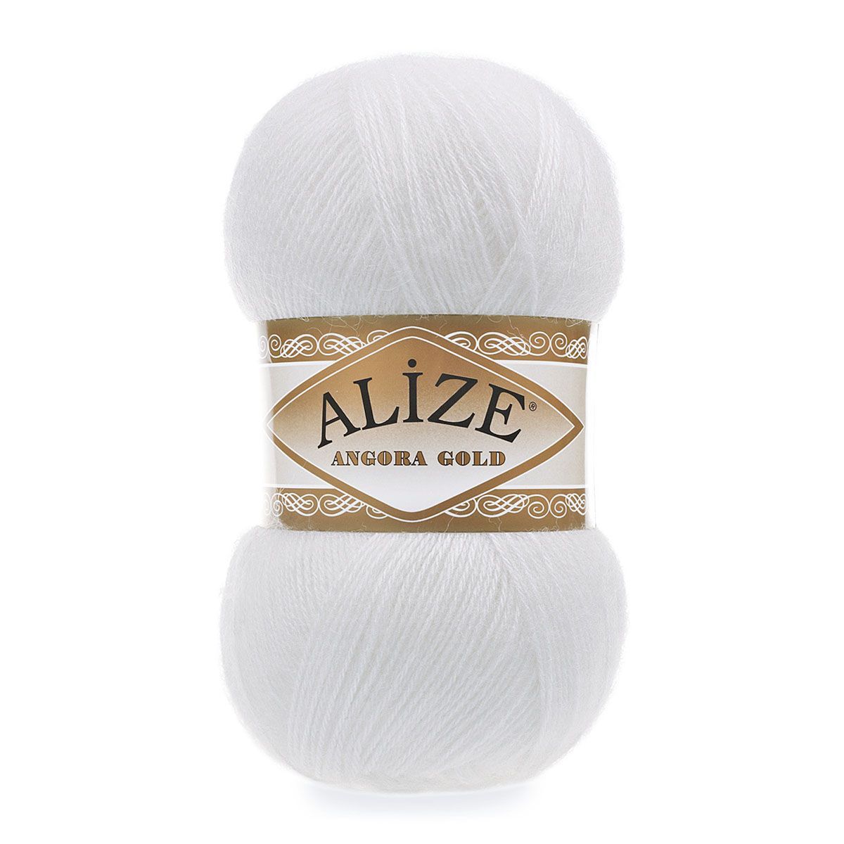 Пряжа Alize для шарфов кардиганов Angora Gold 100 гр 550 м 5 мотков 55 белый - фото 6