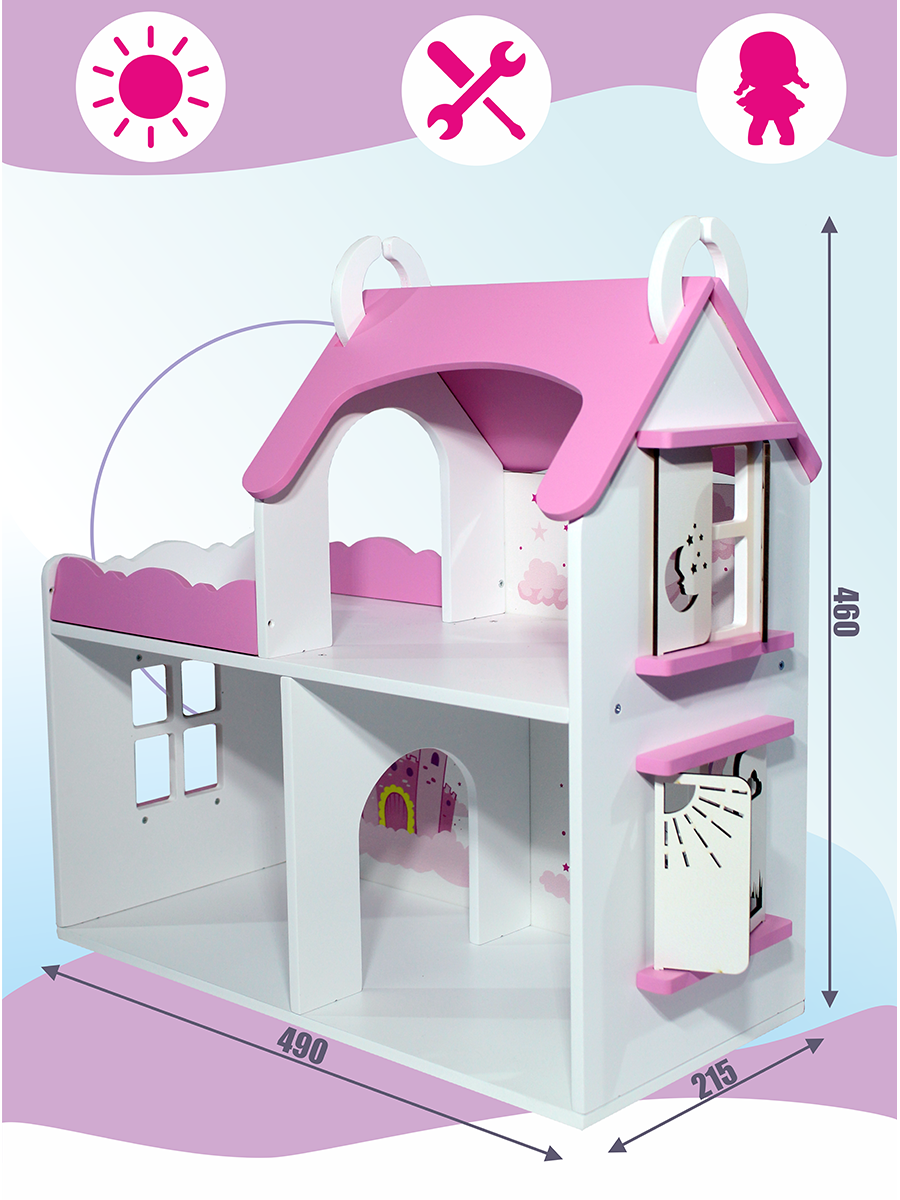 Домик для кукол ViromToys Бд8012 - фото 3