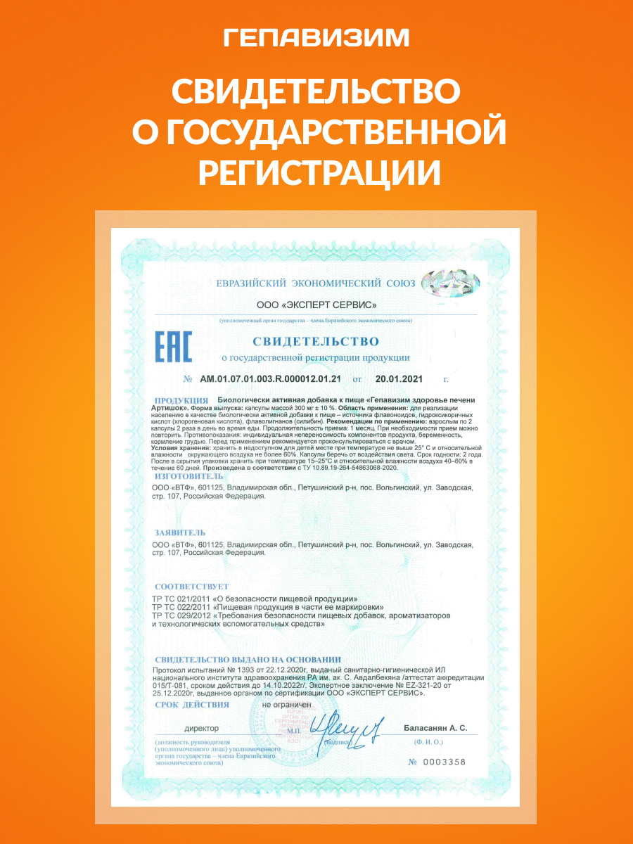 Артишок для печени PLANTCOMPLEX Гепавизим - фото 13