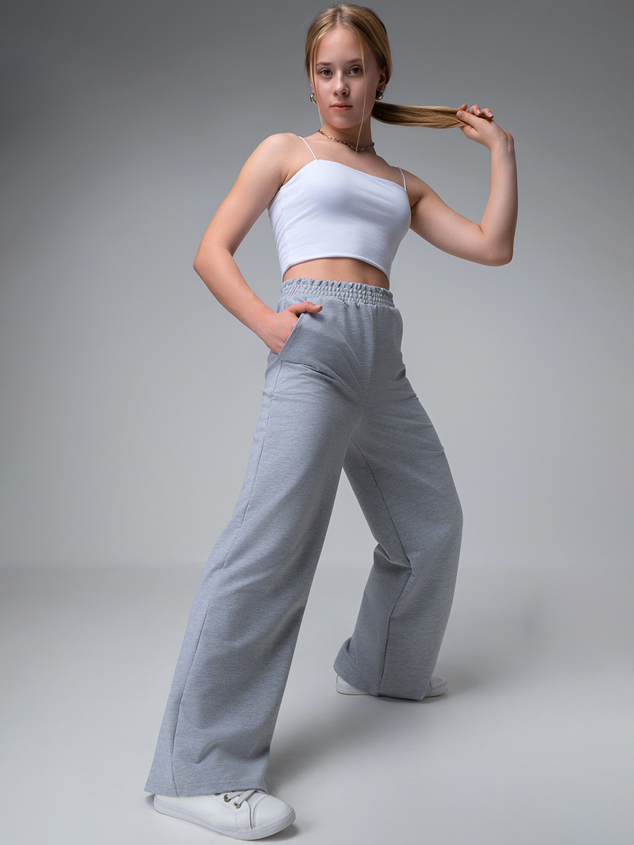 Брюки HappyFox HF070SPсерыймеланж - фото 11