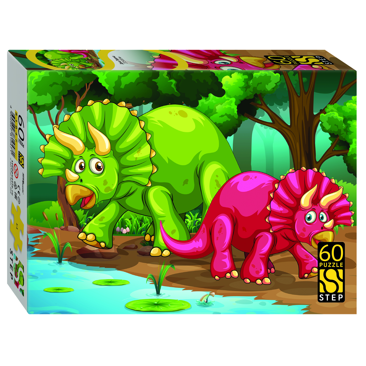 Пазл Step Puzzle Динозавры классический в ассортименте - фото 3