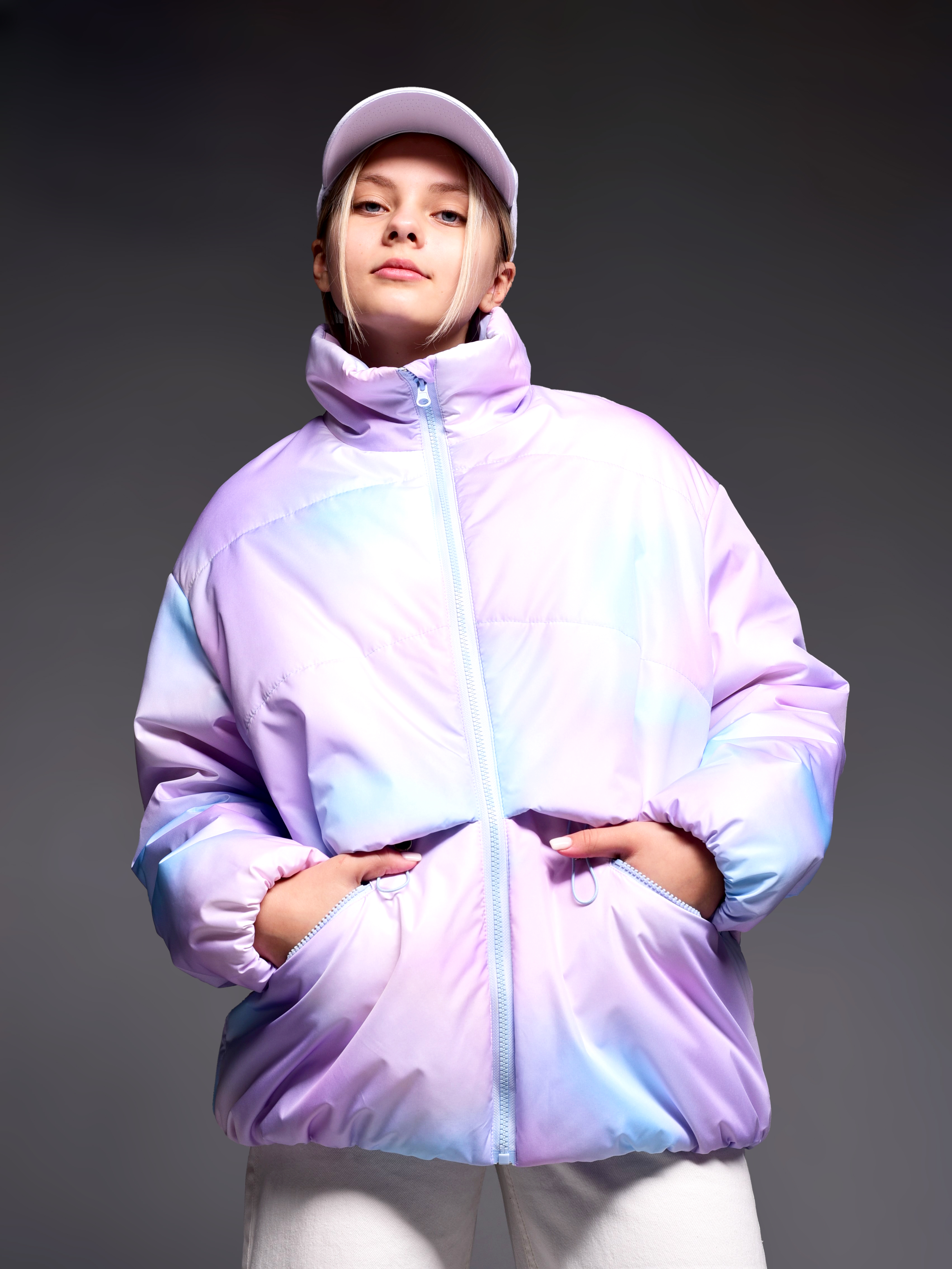 Куртка Аврора 1105-Д/принт-акварель - фото 7