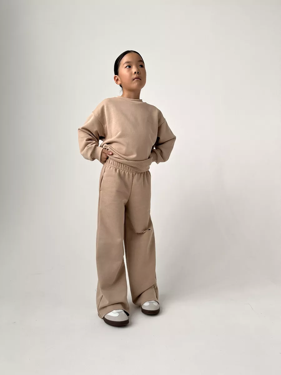 Брюки ROOMY ESSENCE STREETjog/beige - фото 3