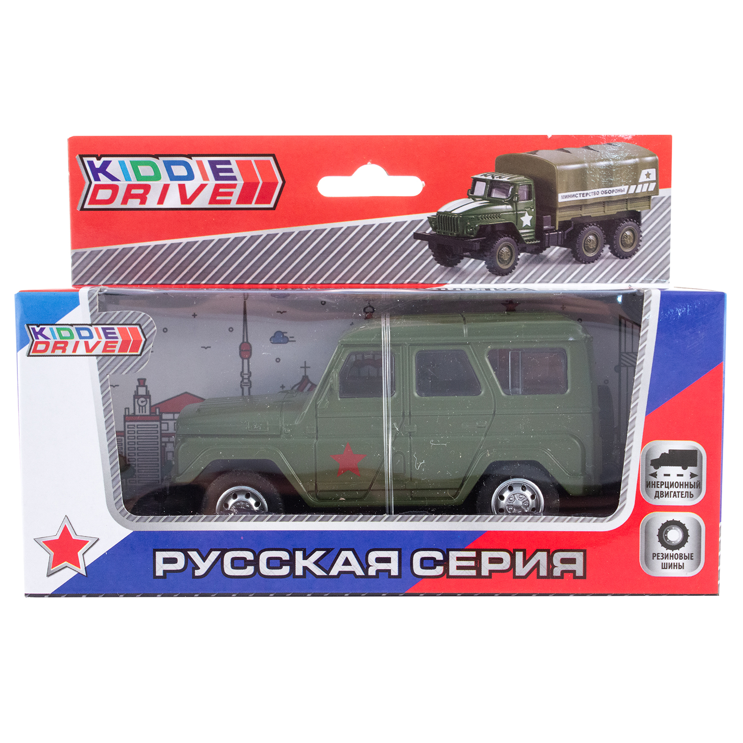Боевая машина KiddieDrive Внедорожник военный 1501193 - фото 2