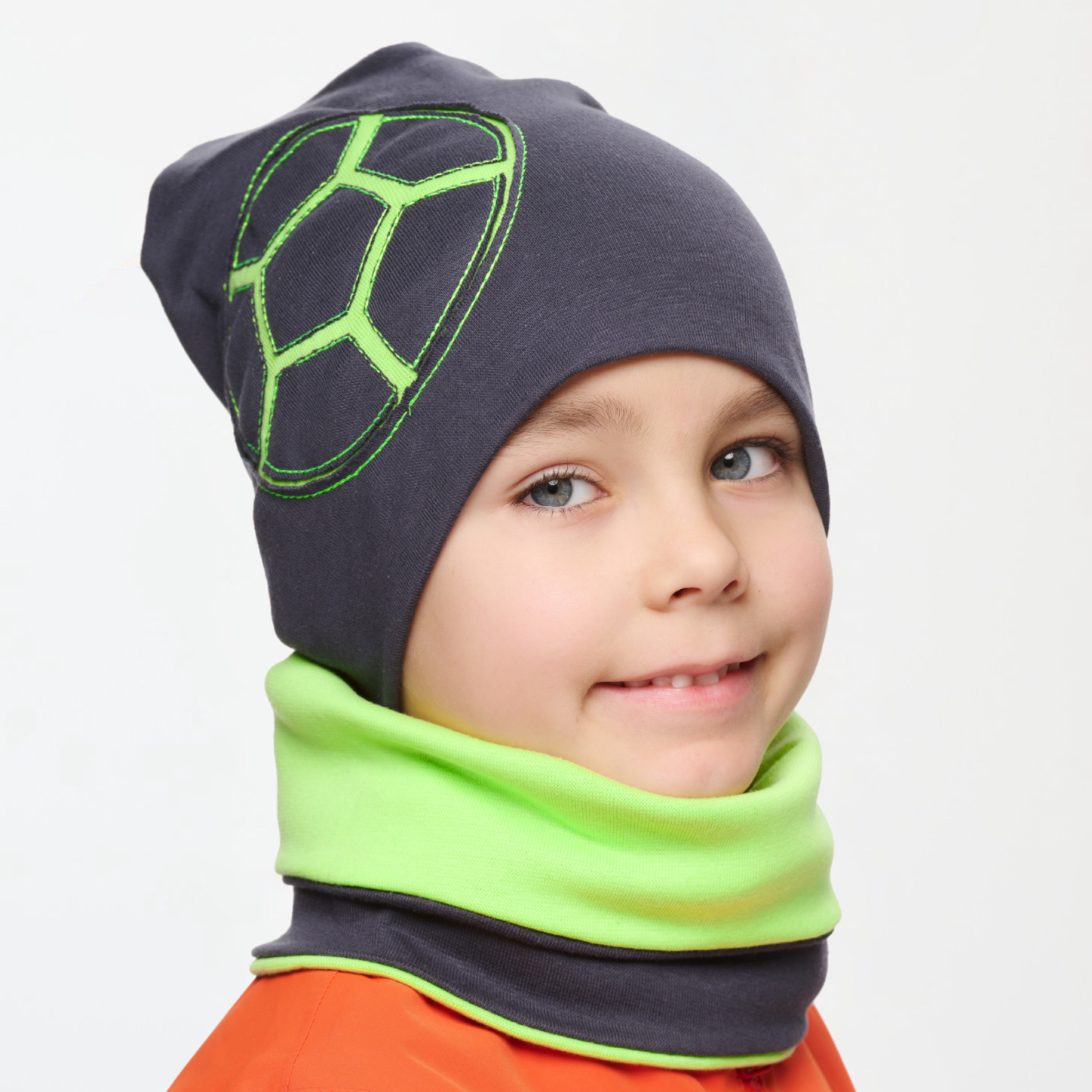 Шапка и снуд KUBRIO KU-H-08-F-gr-green - фото 1