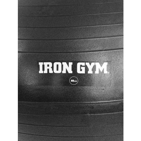 Фитбол IRON GYM, 55 см, с системой антивзрыв, с насосом