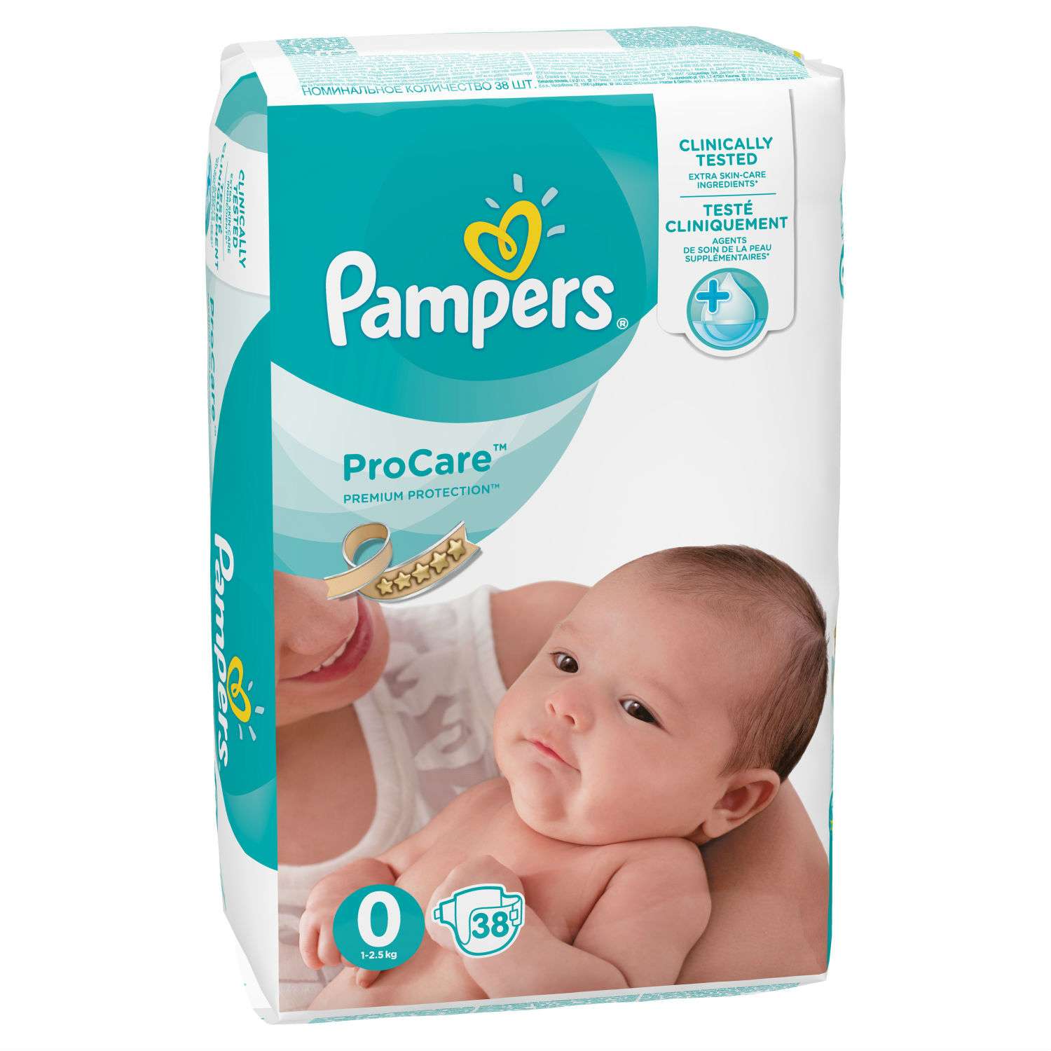 Подгузники Pampers Procare 0 (1-2,5 кг) 38 шт. - фото 3