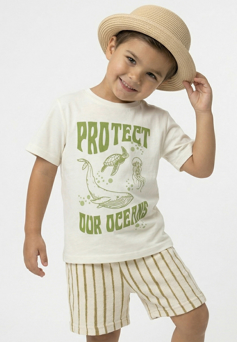 Изображение товара Летний комплект футболка и шорты для мальчика YOULALA 110