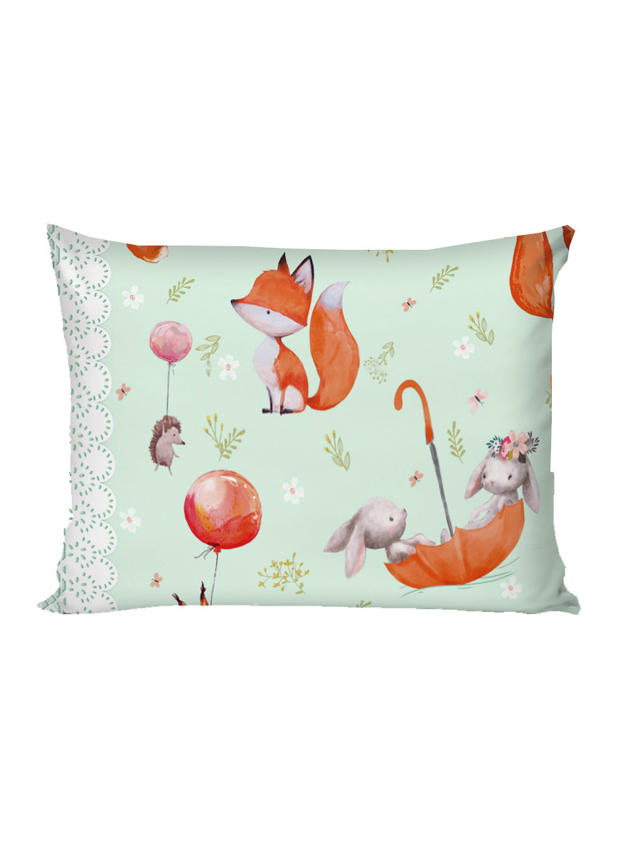 Комплект постельного белья СКАЗКА. Лисятки полутораспальный 3 предм. - фото 2