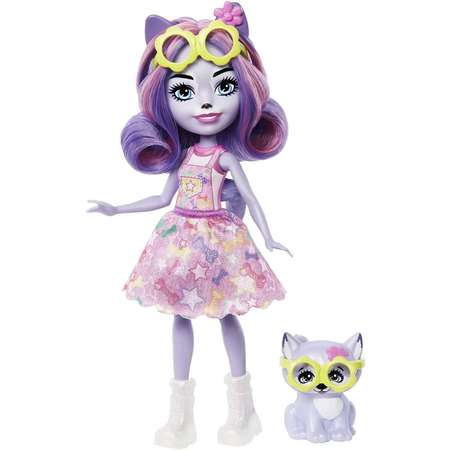 Кукла мини Enchantimals Хэдли Хаски с питомцем