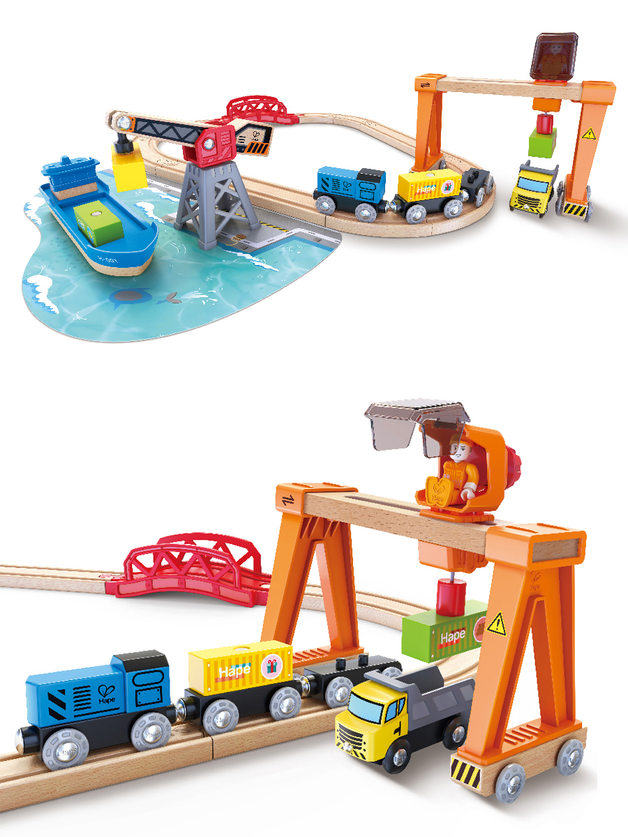 Набор железнодорожный Hape E3791_HP - фото 6