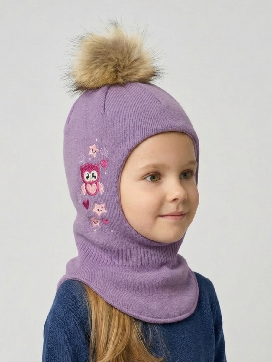 Шапка GUSTI GW25AC1227G-LAVENDER - фото 1