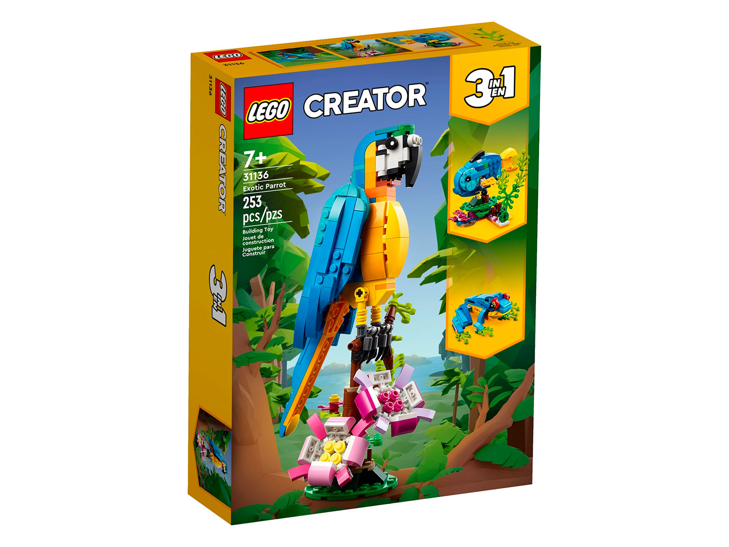 Конструктор LEGO Creator Экзотический попугай 31136 253 дет. - фото 2