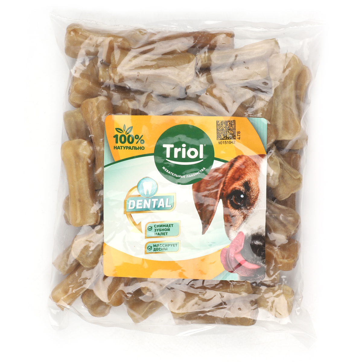 Лакомство для собак Triol Dental 50шт Косточки жевательные 5см - фото 2
