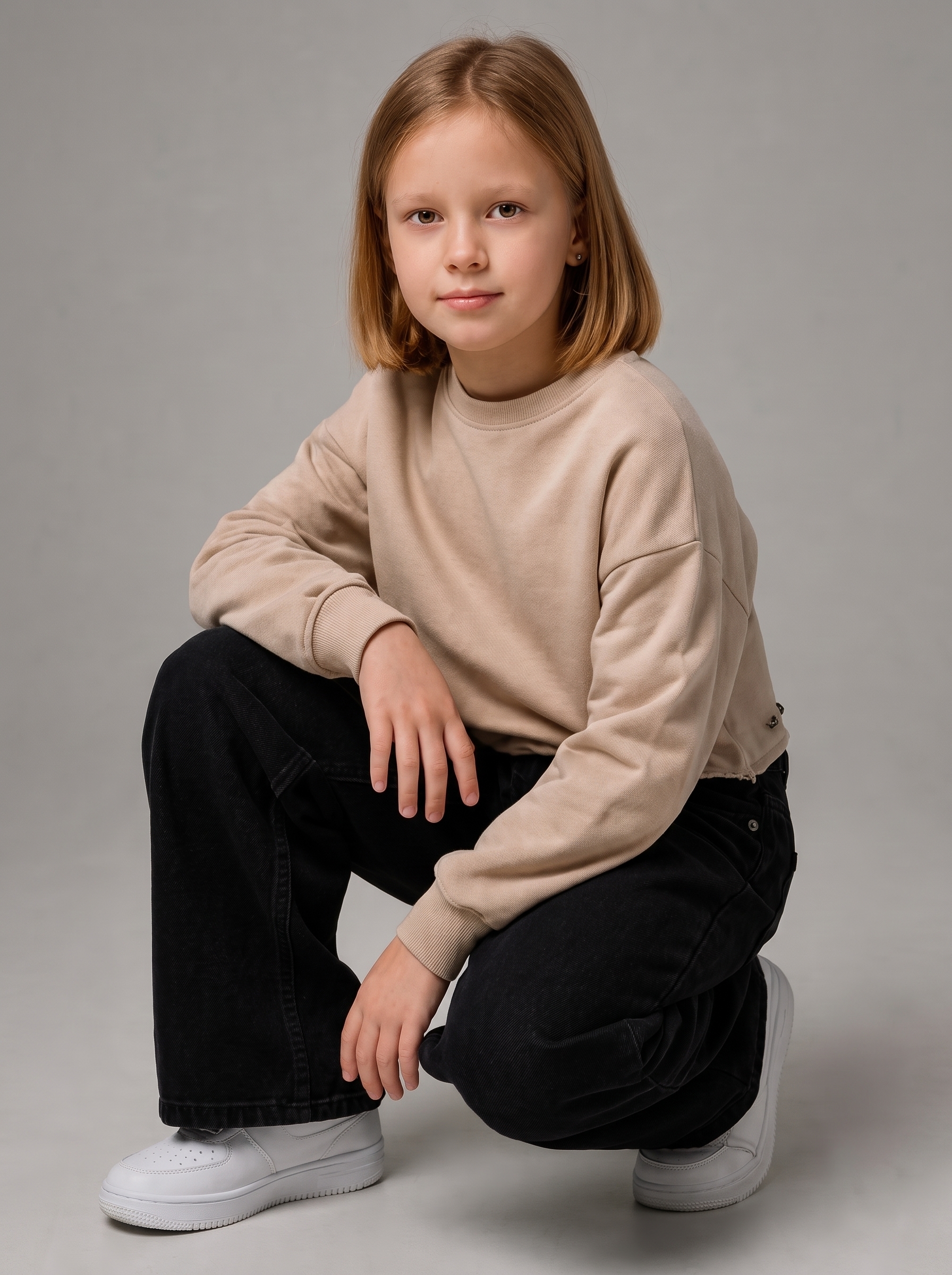 Джинсы Artcher kids Jeans0019Теплые_черные - фото 4