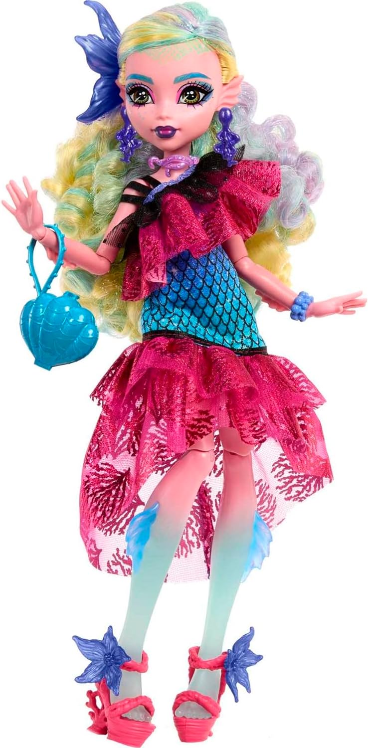 Кукла модельная Monster High Lagoona HNF71 - фото 6