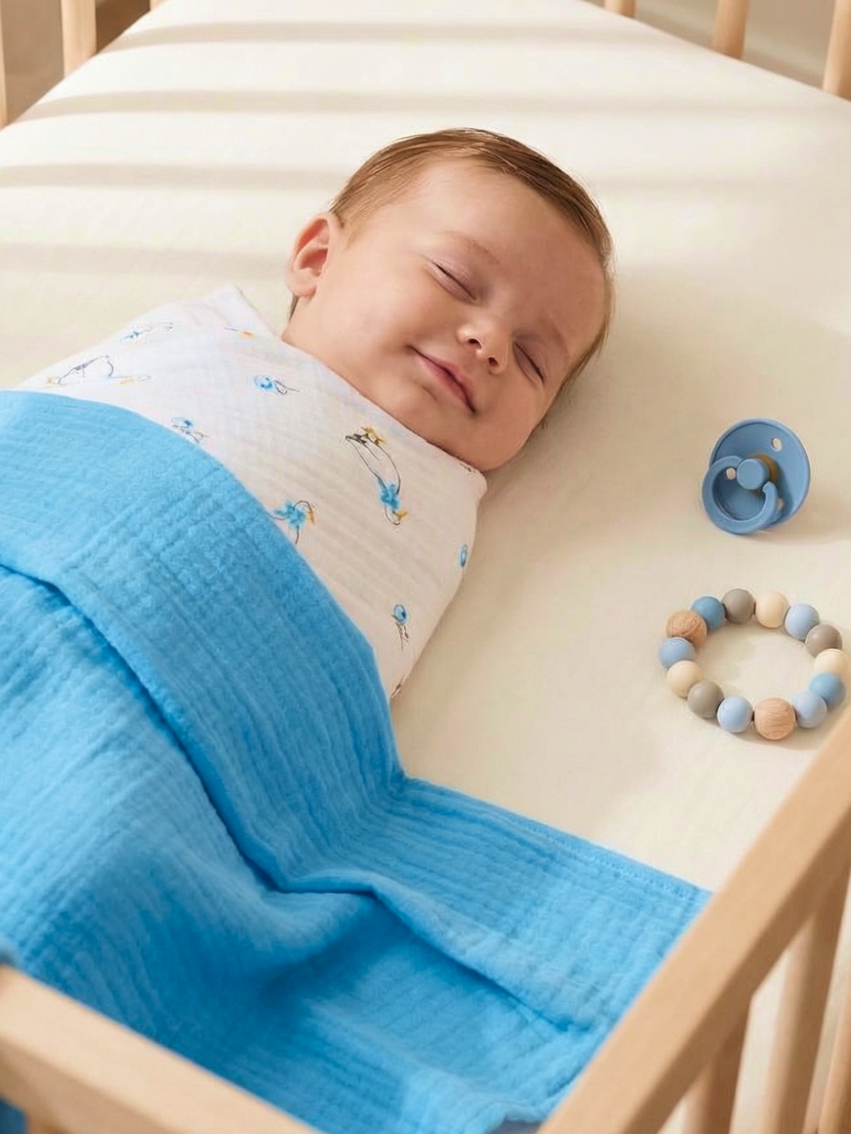 Пелёнка Loo-Loo гусь муслин 100х135 см 2 шт. - фото 7