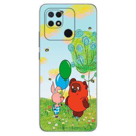 Силиконовый чехол Mcover для смартфона Xiaomi Redmi 10C Союзмультфильм Лучшие друзья
