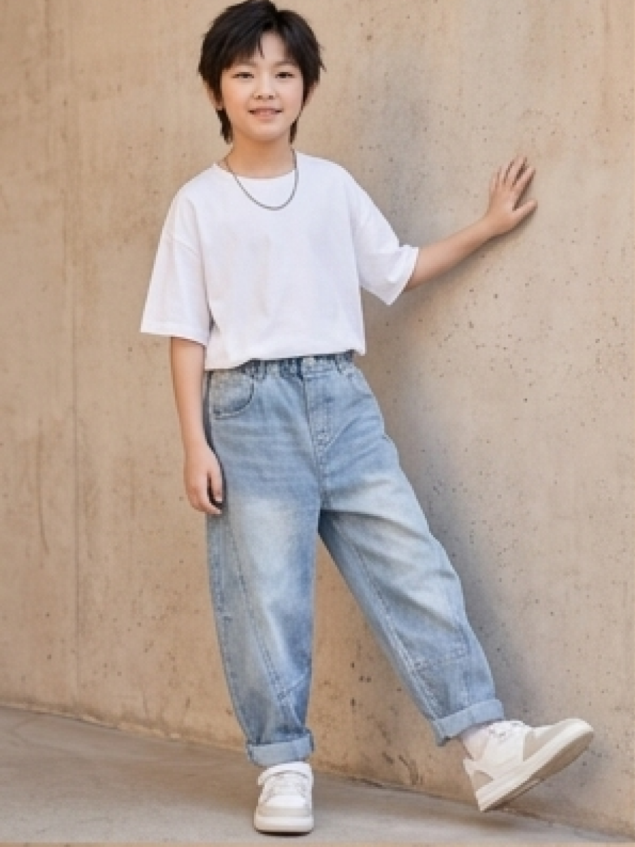 Джинсы Artcher kids Jeans0018Голубые - фото 4