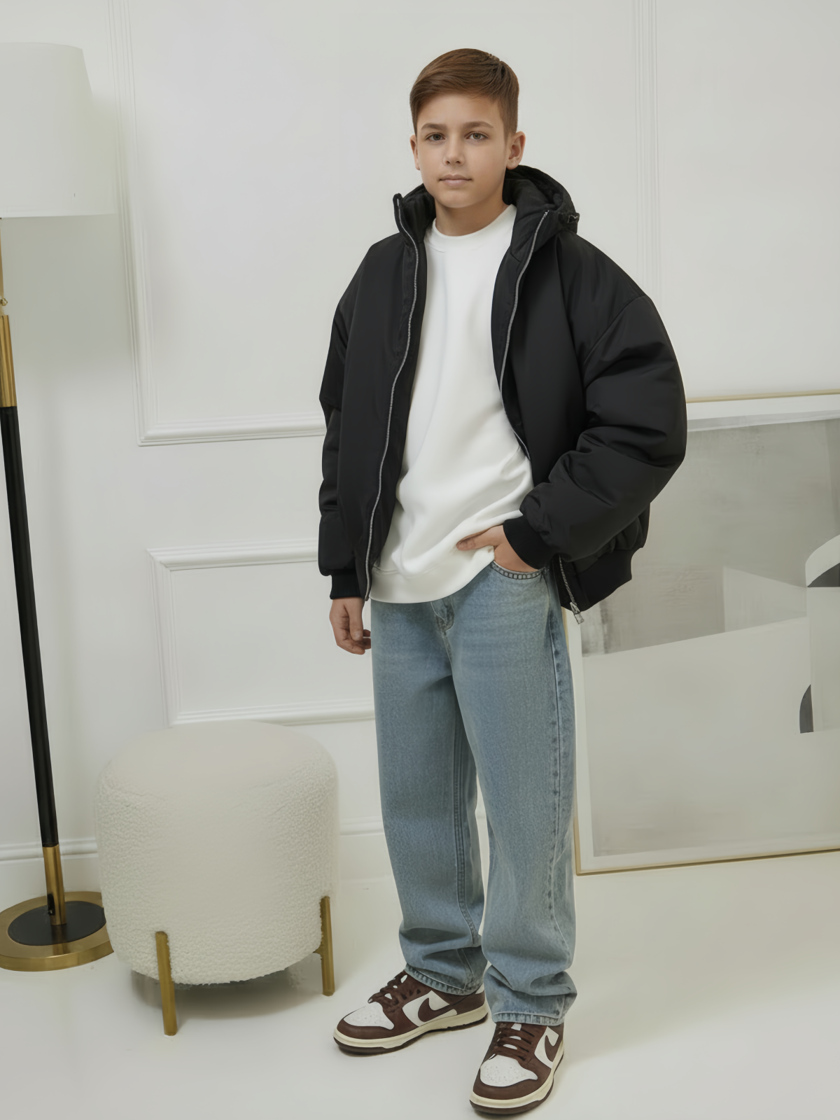 Куртка MIRANAM БомберДляМальчикаЧерный - фото 5