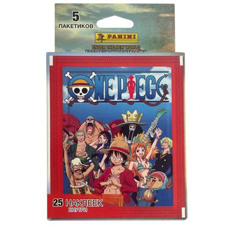 Набор коллекционных наклеек Panini One Piece 20 пакетиков в экоблистере