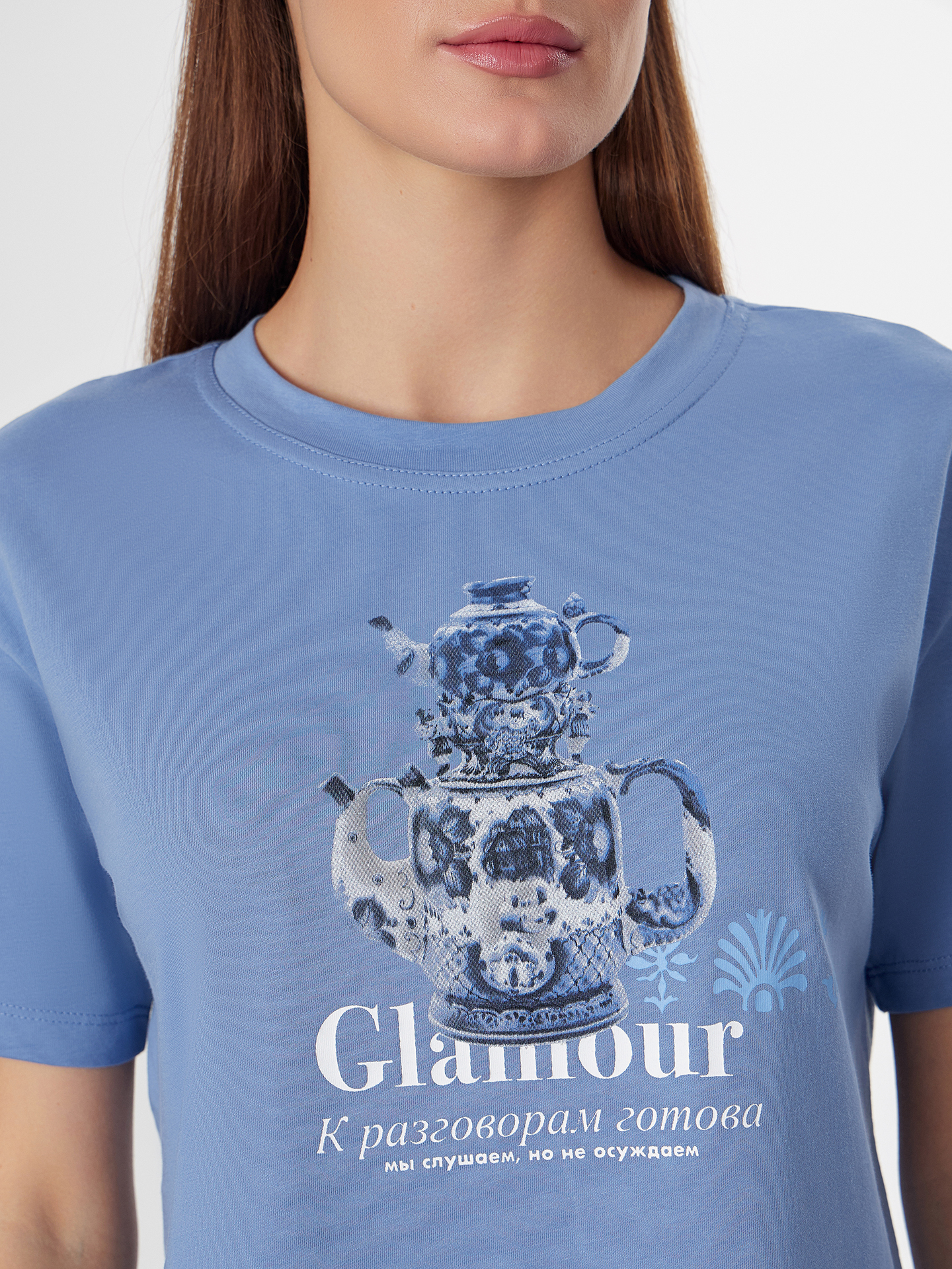 Пижама Mark Formelle (Марк Формэль) 592635/синий +печать1 - фото 6