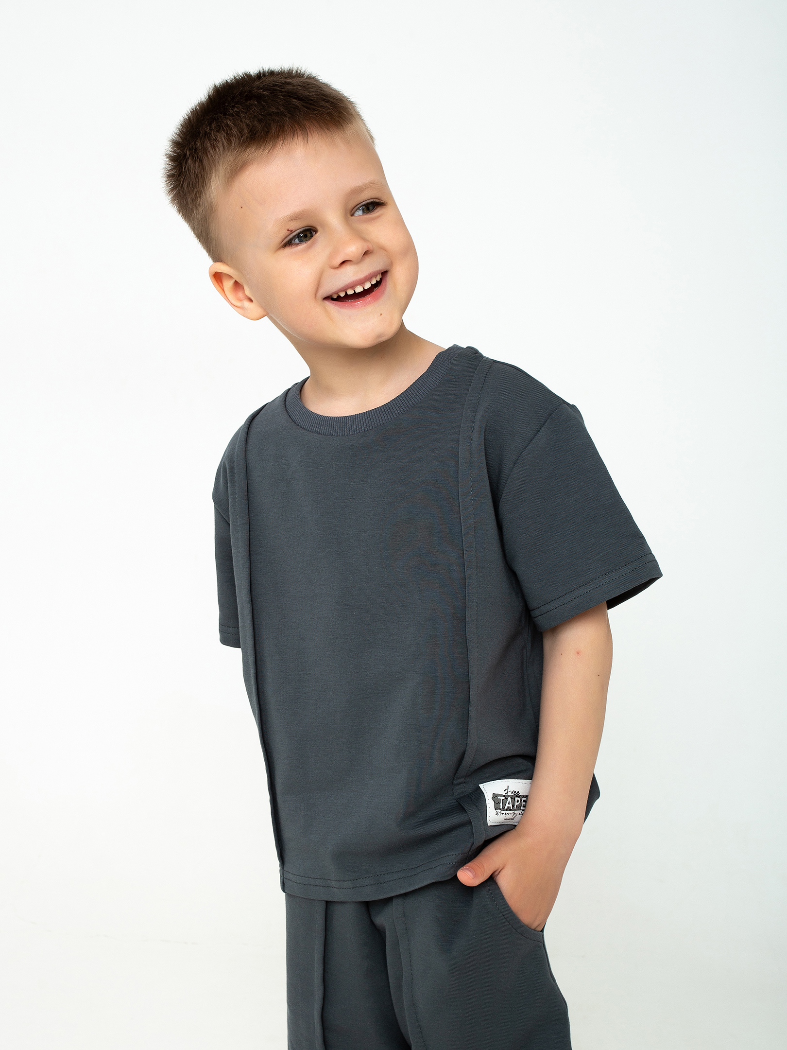 Костюм Marishachildrenstyle КМ-89-графит - фото 8