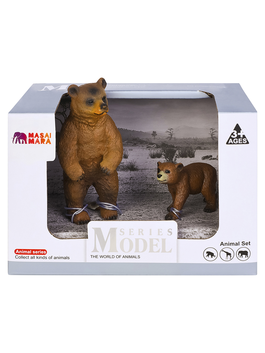 Игровой набор Masai Mara Семья бурых медведей - фото 6