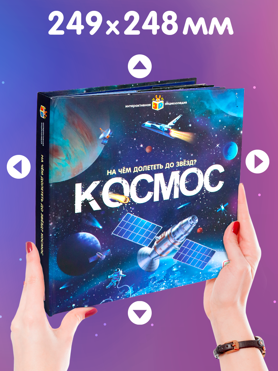 Энциклопедия интерактивная Malamalama Книга Космос с объемными картинками - фото 6