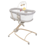 Детская кроватка Chicco Baby Hug Armonia 4в1 с рождения до 3 лет Scandinavian овальная, без маятника (бежевый)