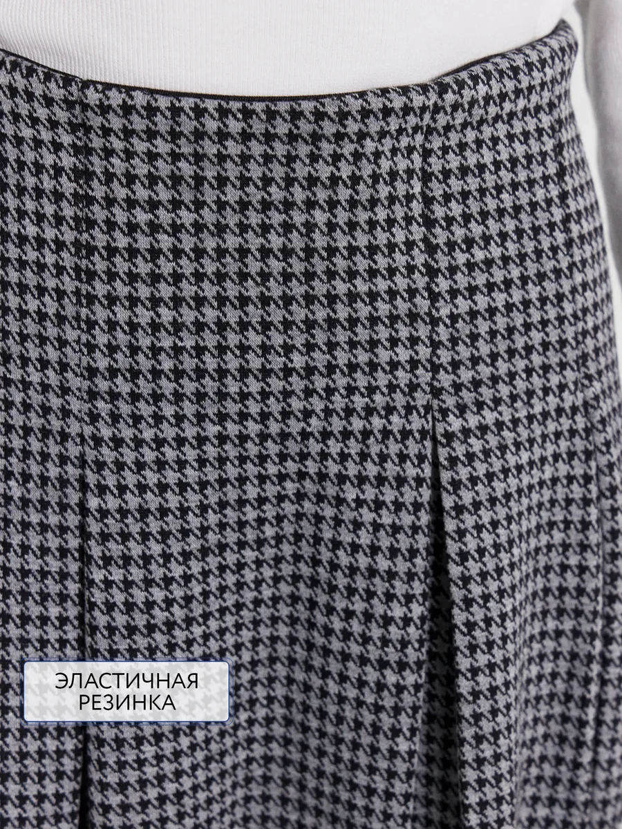 Юбка Mark Formelle (Марк Формэль) 157039/серая гусиная лапка1 - фото 4